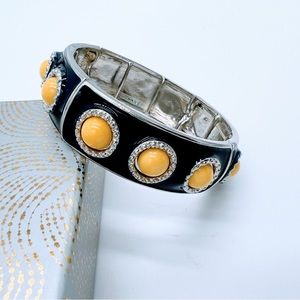 Bangle Thick Bracelet with Yellow